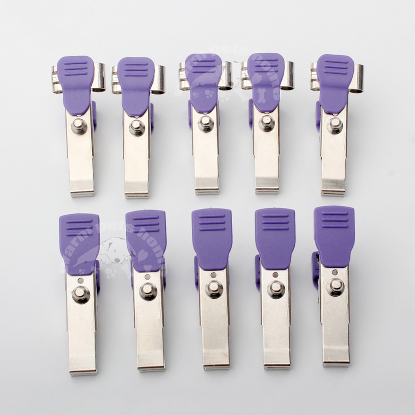 Veterinary Otoscope - 5pcs Reusable Veterinary ECG/EKG Alligator Clip