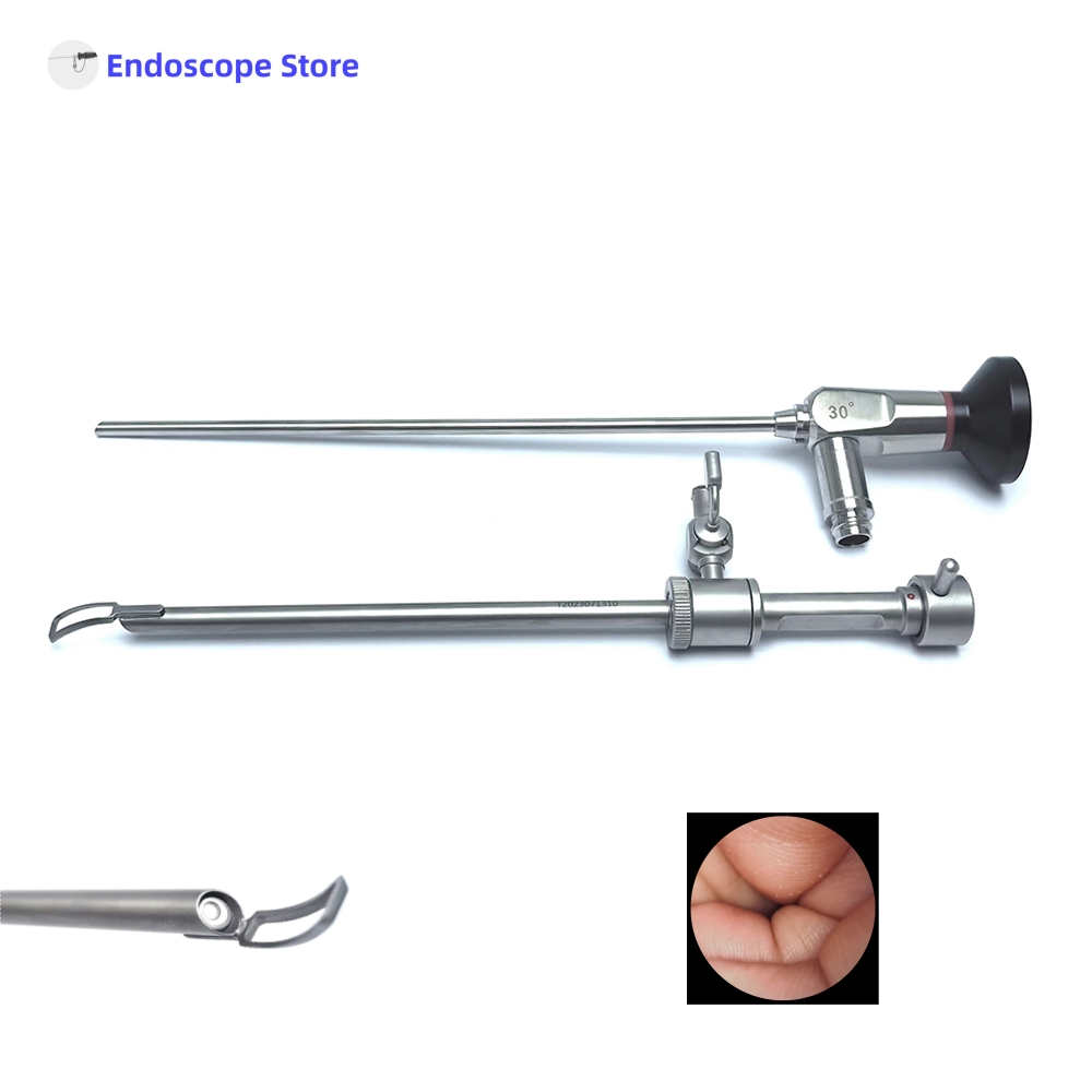 Veterinary Otoscope - Medical Brow Lift Surgery(Upturned) Rigid Endoscope