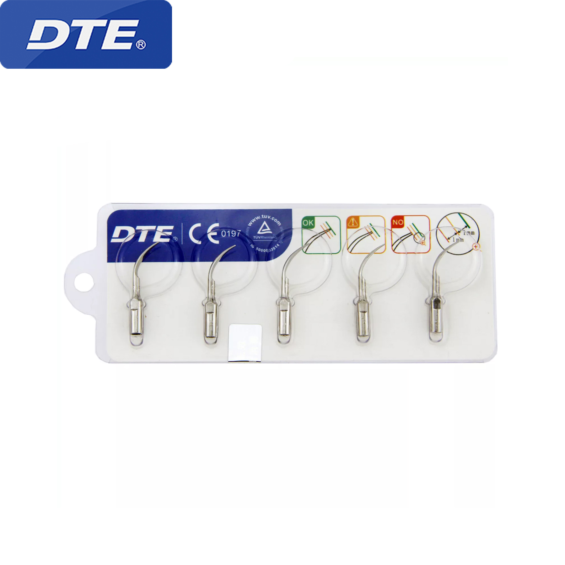 Veterinary Dental Scaler - 5PCS Woodpecker DTE Dental Supragingival Scaler