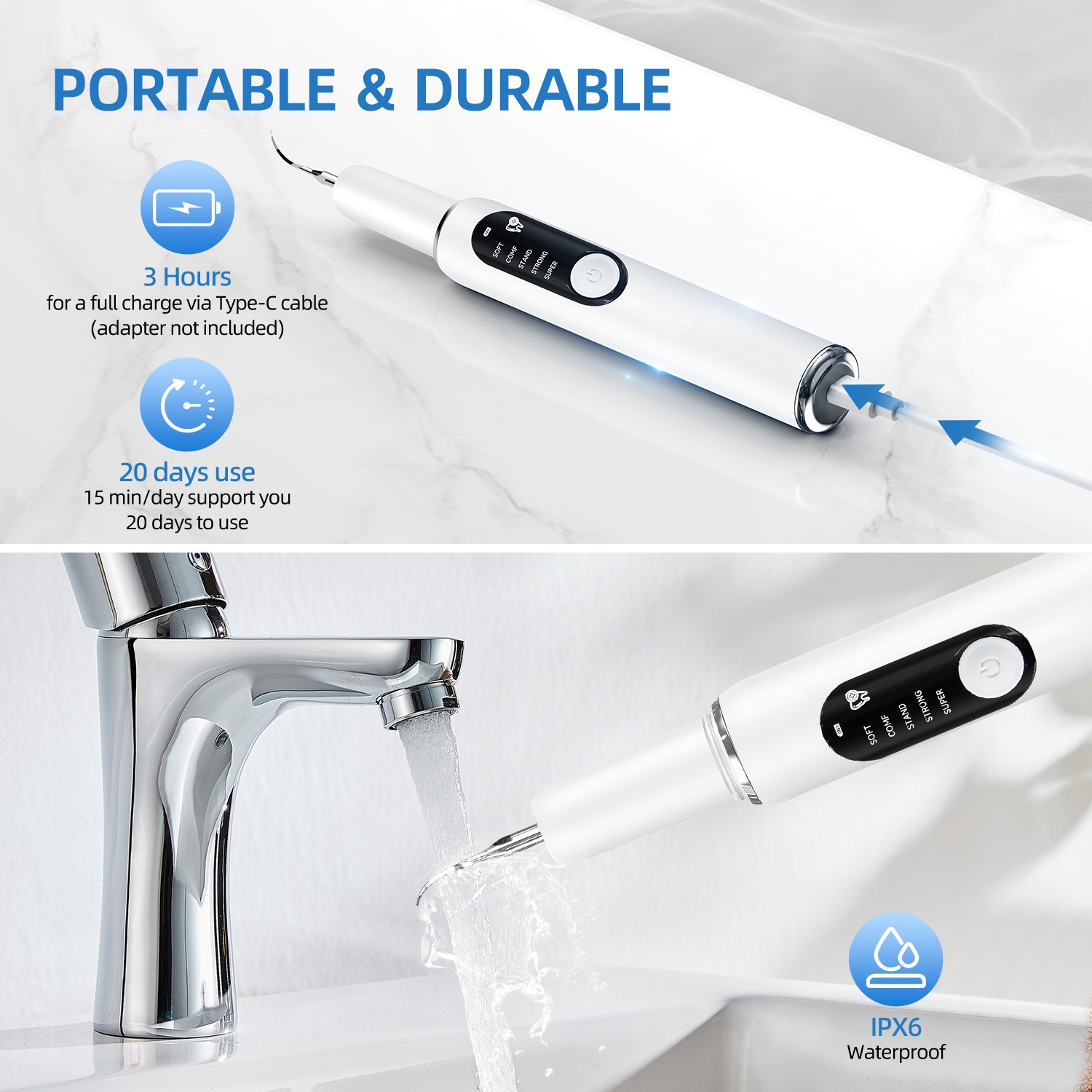 CURVY MOON T6 Electric Tooth C - Veterinary Dental Scaler review and price