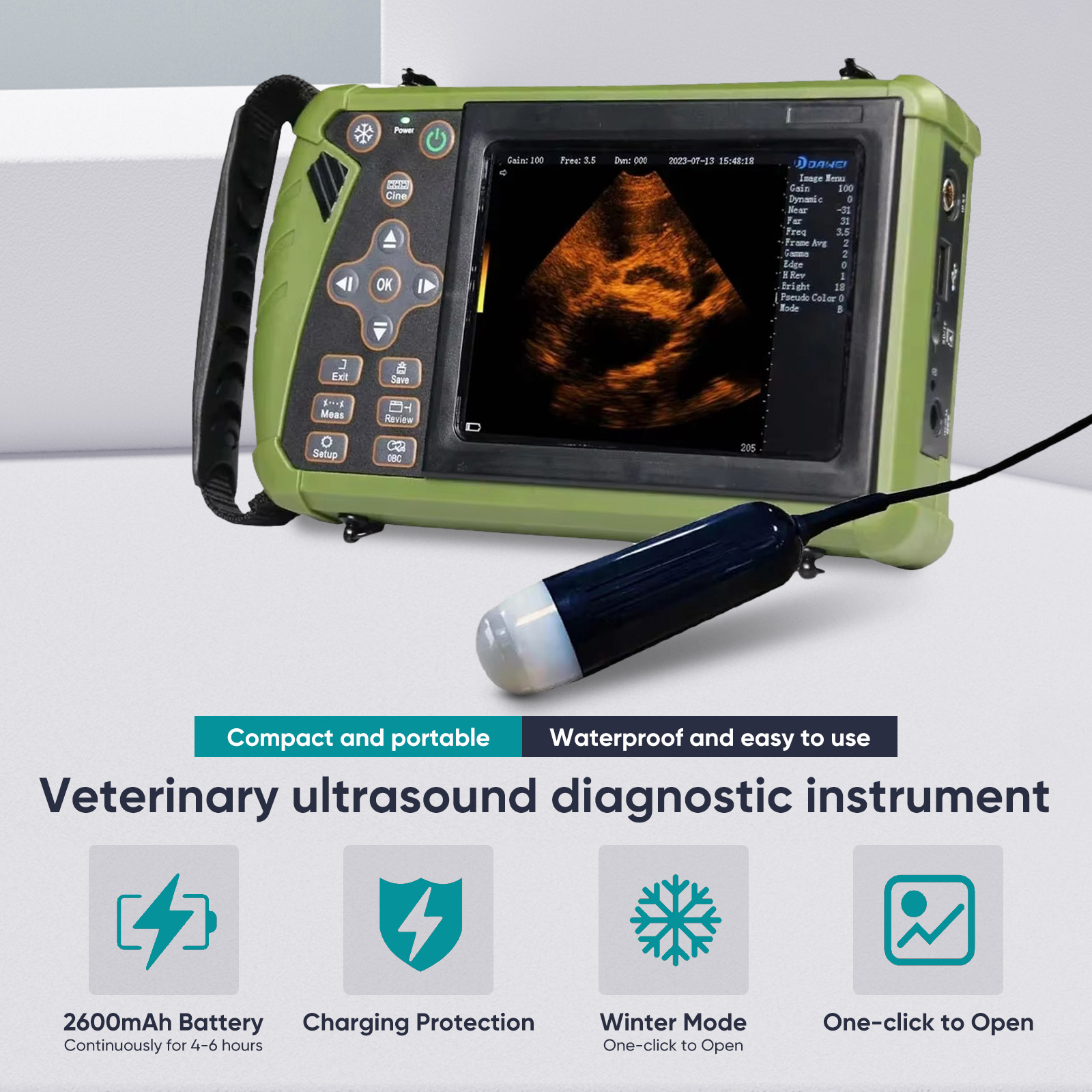 3.5MHz Veterinary Ultrasound M - Veterinary Ultrasound Scanner Portable review and price