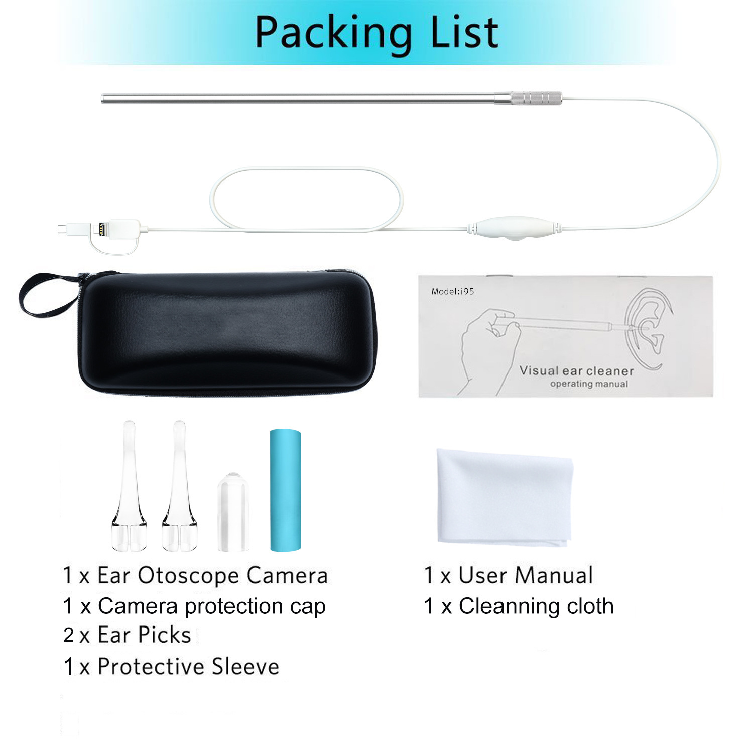 3 in 1 Ear Scope Cleaner Endos - Veterinary Otoscope review and price